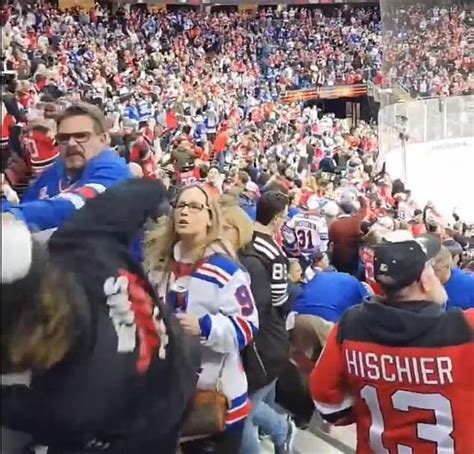 Do you know this man. . Rangers fan punches devils employee